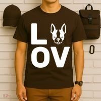 Love Boston Terrier  T-Shirt thumb 6