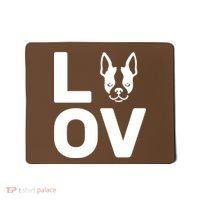Love Boston Terrier  Mousepad thumb 0