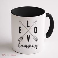 Love Camping Arrows Coffee Mug thumb 1
