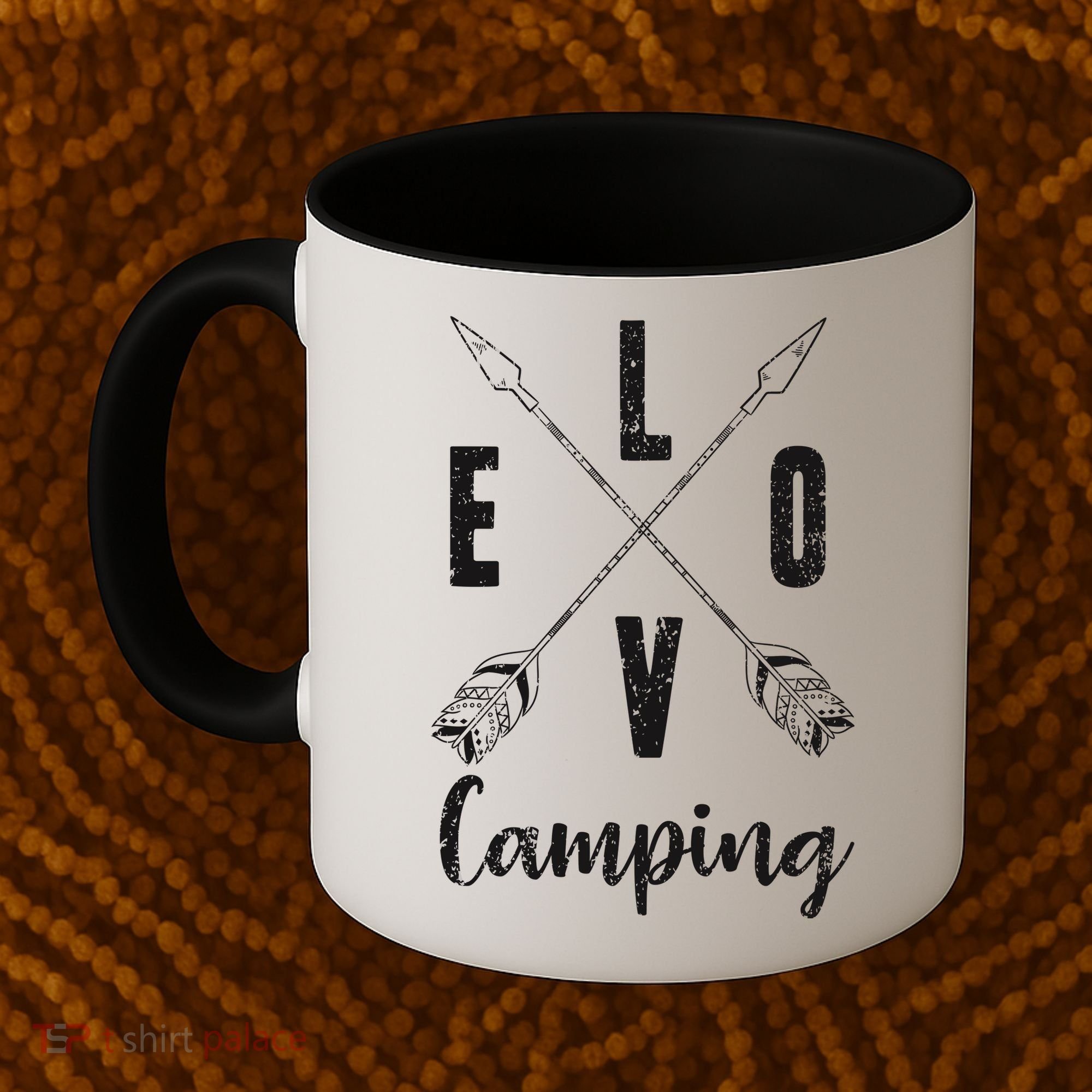 Love Camping Arrows Coffee Mug