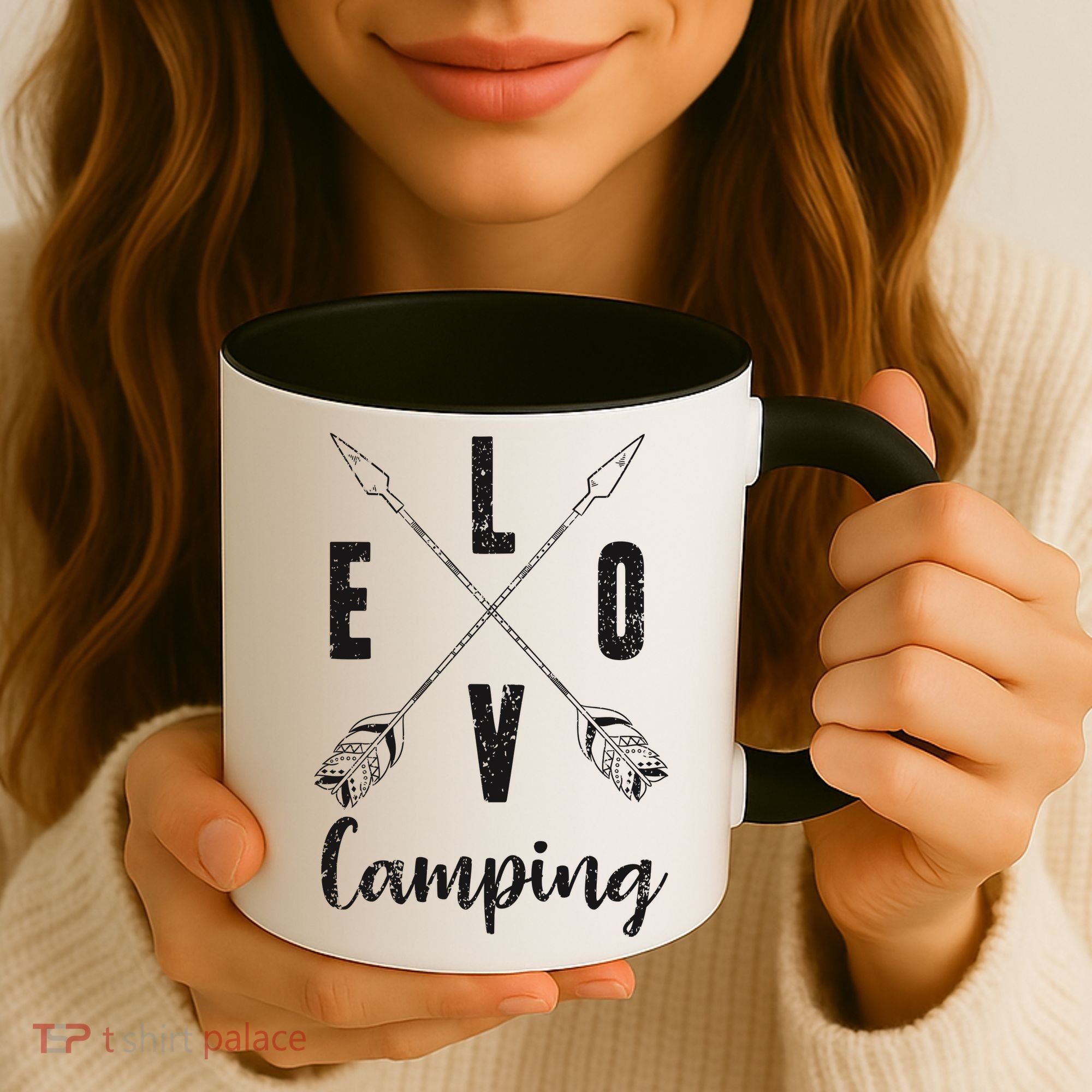 Love Camping Arrows Coffee Mug