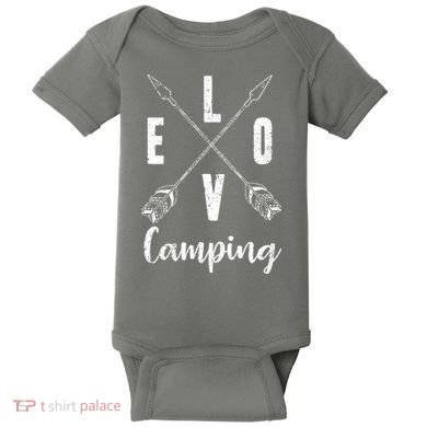 Love Camping Arrows Baby Bodysuit