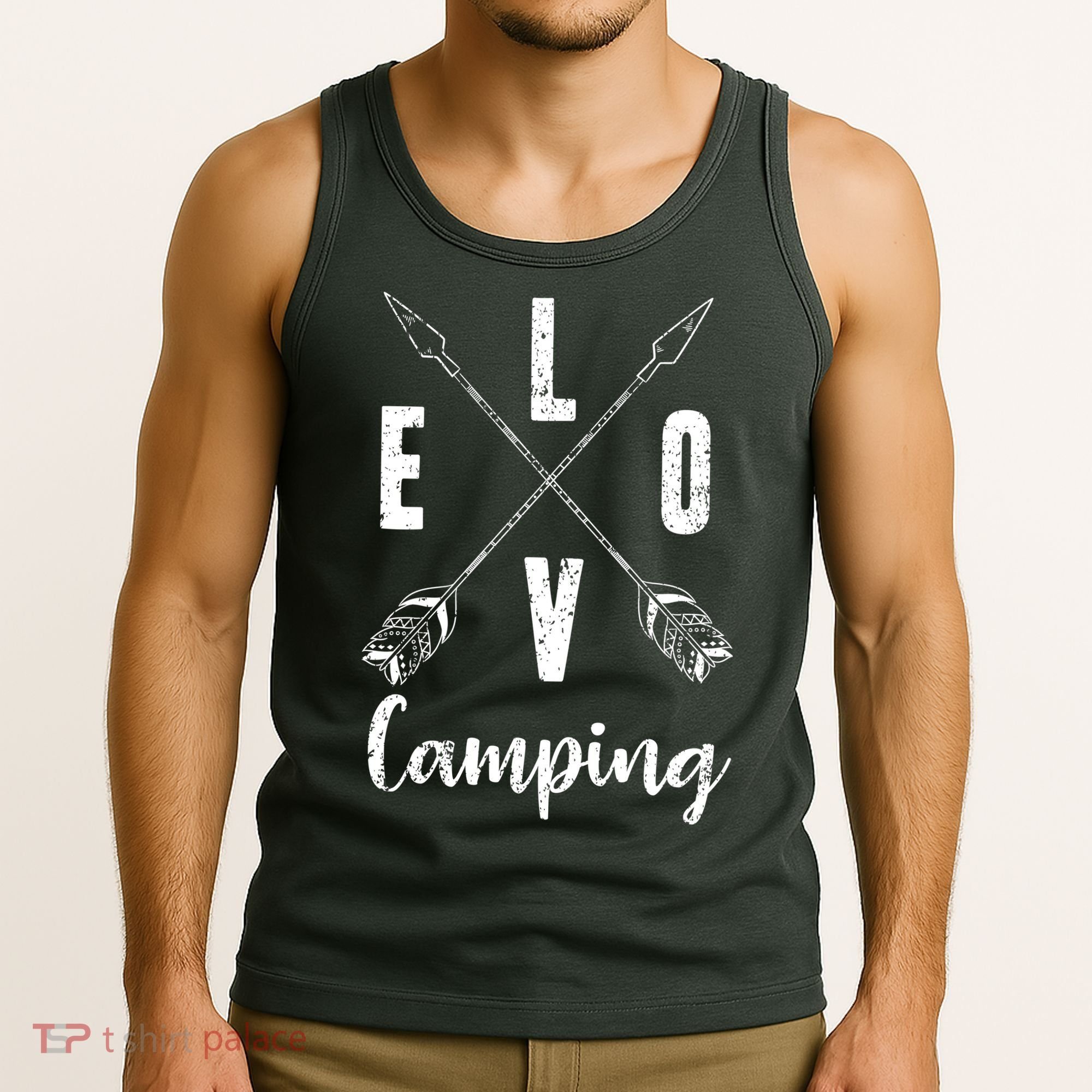 Love Camping Arrows Tank Top
