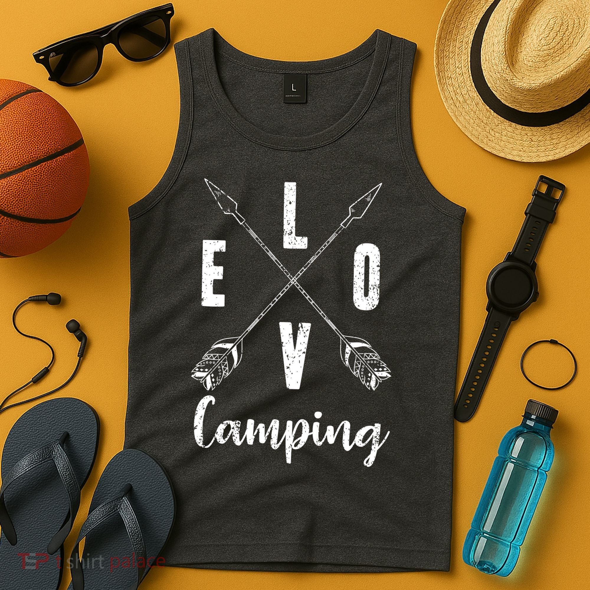 Love Camping Arrows Tank Top