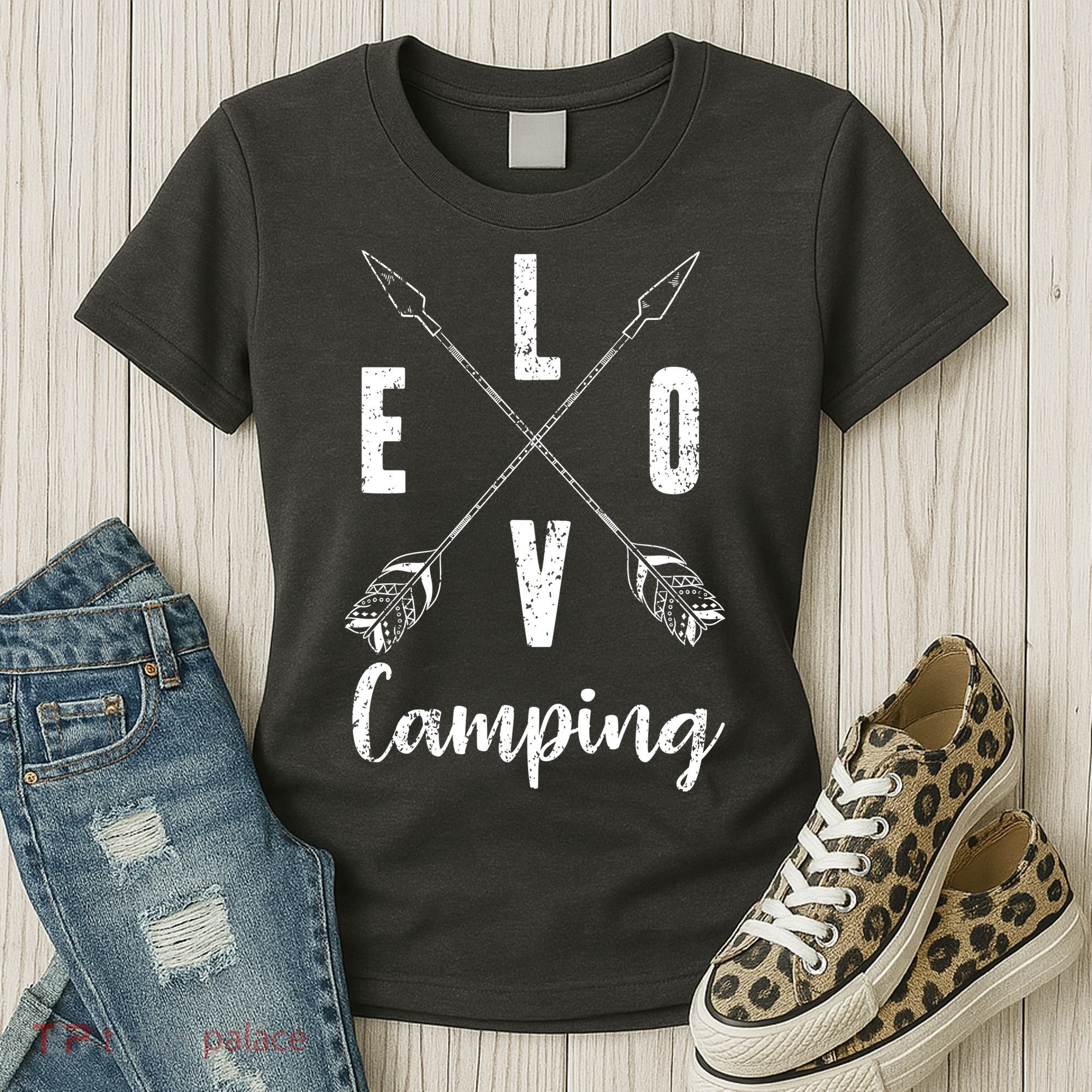 Love Camping Arrows Women's T-Shirt