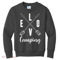 Love Camping Arrows Kids Sweatshirt thumb 0
