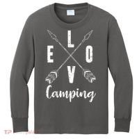 Love Camping Arrows Kids Long Sleeve Shirt thumb 0