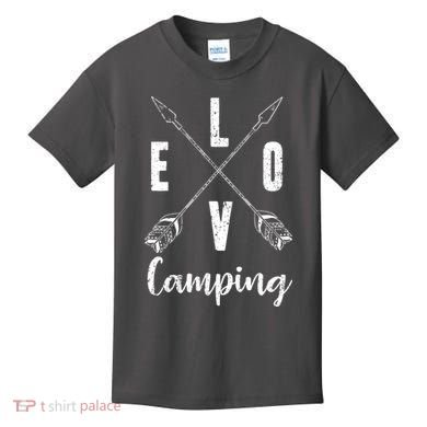 Love Camping Arrows Kids T-Shirt