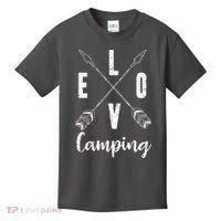 Love Camping Arrows Kids T-Shirt thumb 0