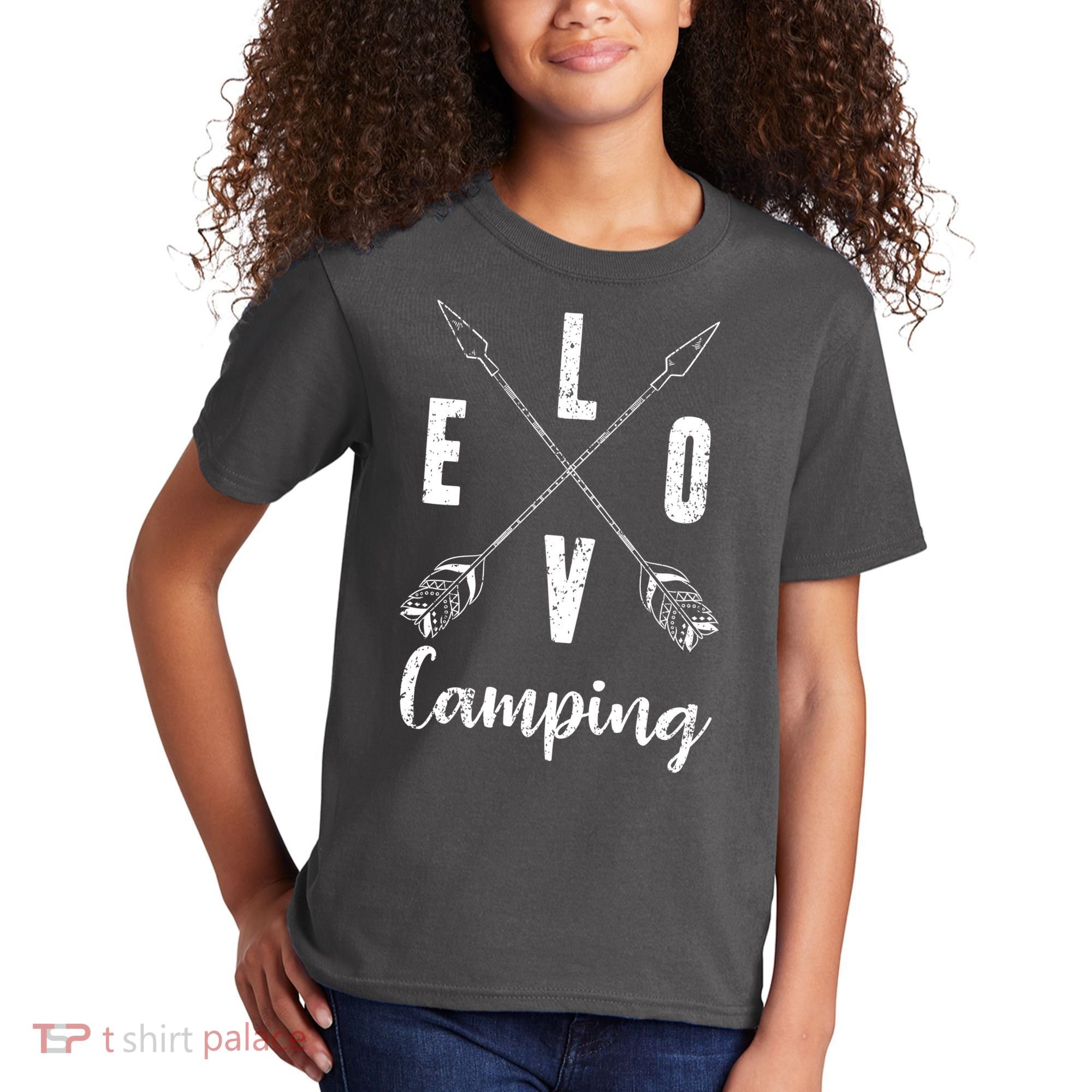 Love Camping Arrows Kids T-Shirt