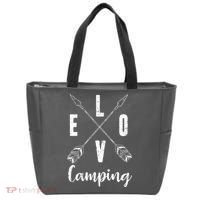 Love Camping Arrows Tote Bag thumb 0