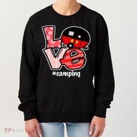 Love Camping Cartoon Women's Sweatshirt thumb 0