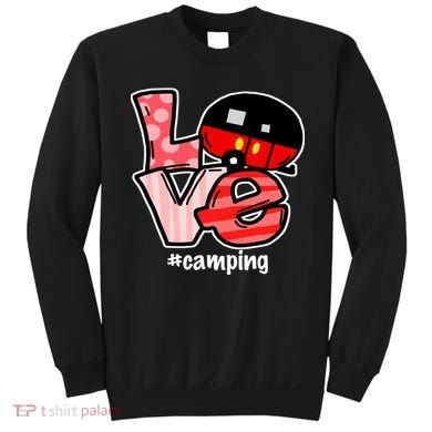 Love Camping Cartoon Sweatshirt