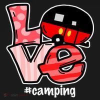 Love Camping Cartoon Sweatshirt thumb 3