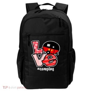 Love Camping Cartoon Backpack