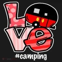 Love Camping Cartoon Bucket Hat thumb 4