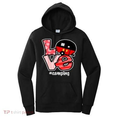 Love Camping Cartoon Women's Hoodie