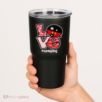 Love Camping Cartoon Tumbler thumb 2