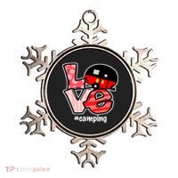 Love Camping Cartoon Ornament thumb 0