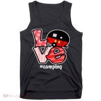 Love Camping Cartoon Tank Top thumb 0