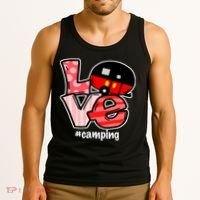 Love Camping Cartoon Tank Top thumb 3