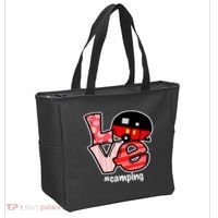Love Camping Cartoon Tote Bag thumb 2