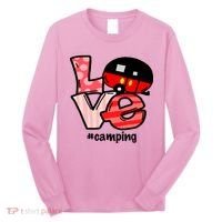 Love Camping Cartoon Long Sleeve Shirt thumb 0