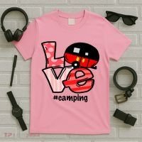 Love Camping Cartoon T-Shirt thumb 5