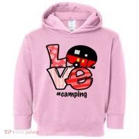 Love Camping Cartoon Toddler Hoodie thumb 0