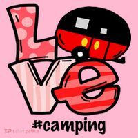 Love Camping Cartoon Toddler T-Shirt thumb 4