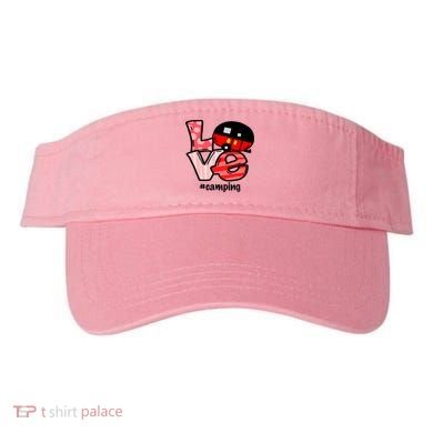 Love Camping Cartoon Visor
