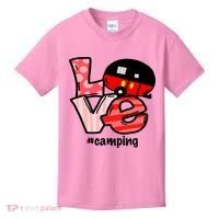 Love Camping Cartoon Kids T-Shirt thumb 0