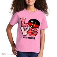Love Camping Cartoon Kids T-Shirt thumb 2