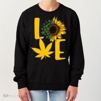 Love Cannabis Sunflower Women's Sweatshirt thumb 0