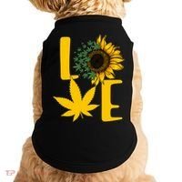 Love Cannabis Sunflower Doggie Tank thumb 0