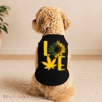 Love Cannabis Sunflower Doggie Tank thumb 2