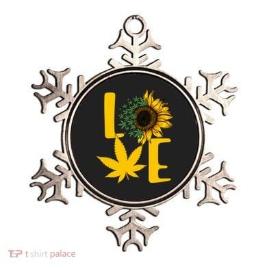 Love Cannabis Sunflower Ornament