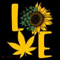Love Cannabis Sunflower Women's Tank Top thumb 5