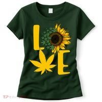 Love Cannabis Sunflower Women's T-Shirt thumb 0