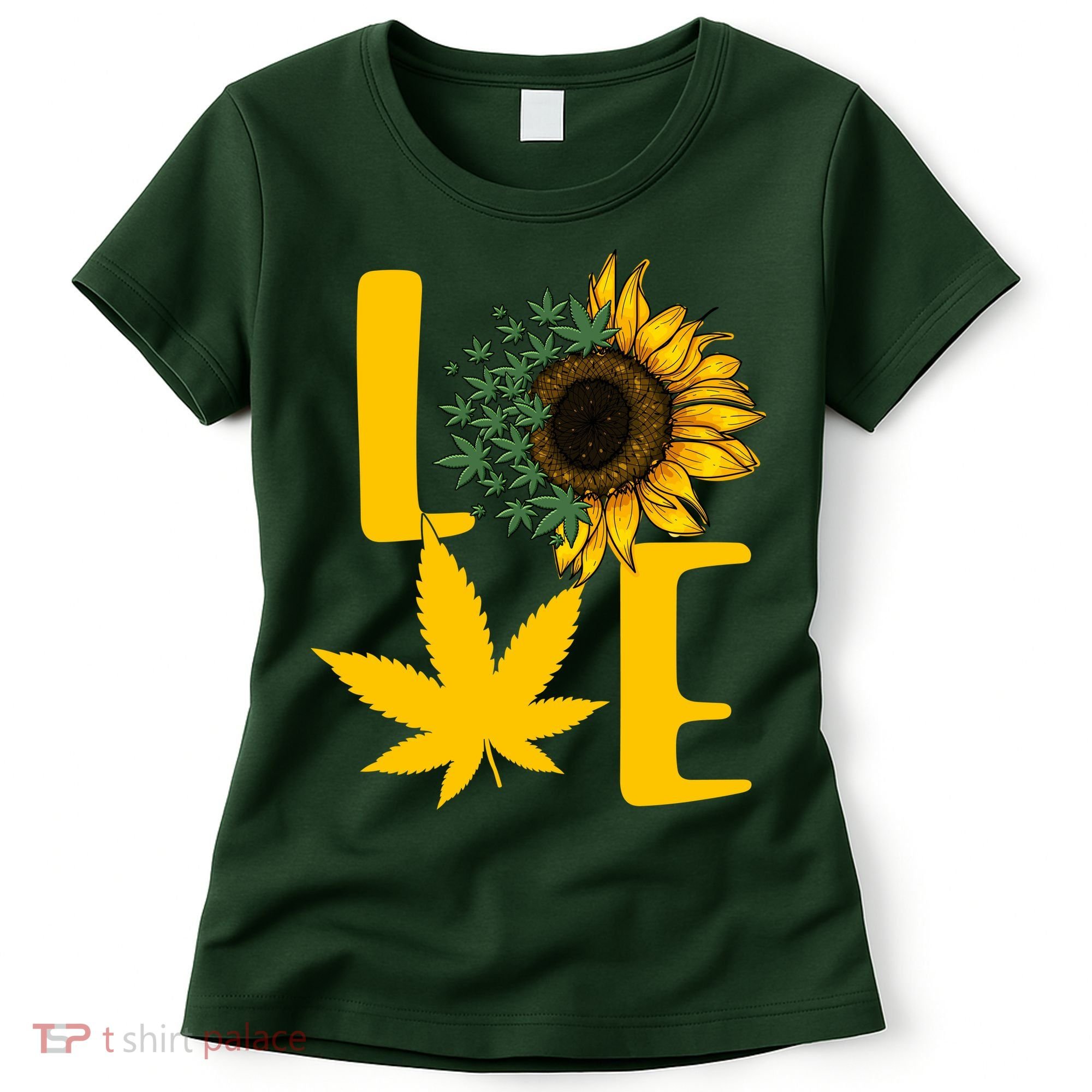Love Cannabis Sunflower Women's T-Shirt