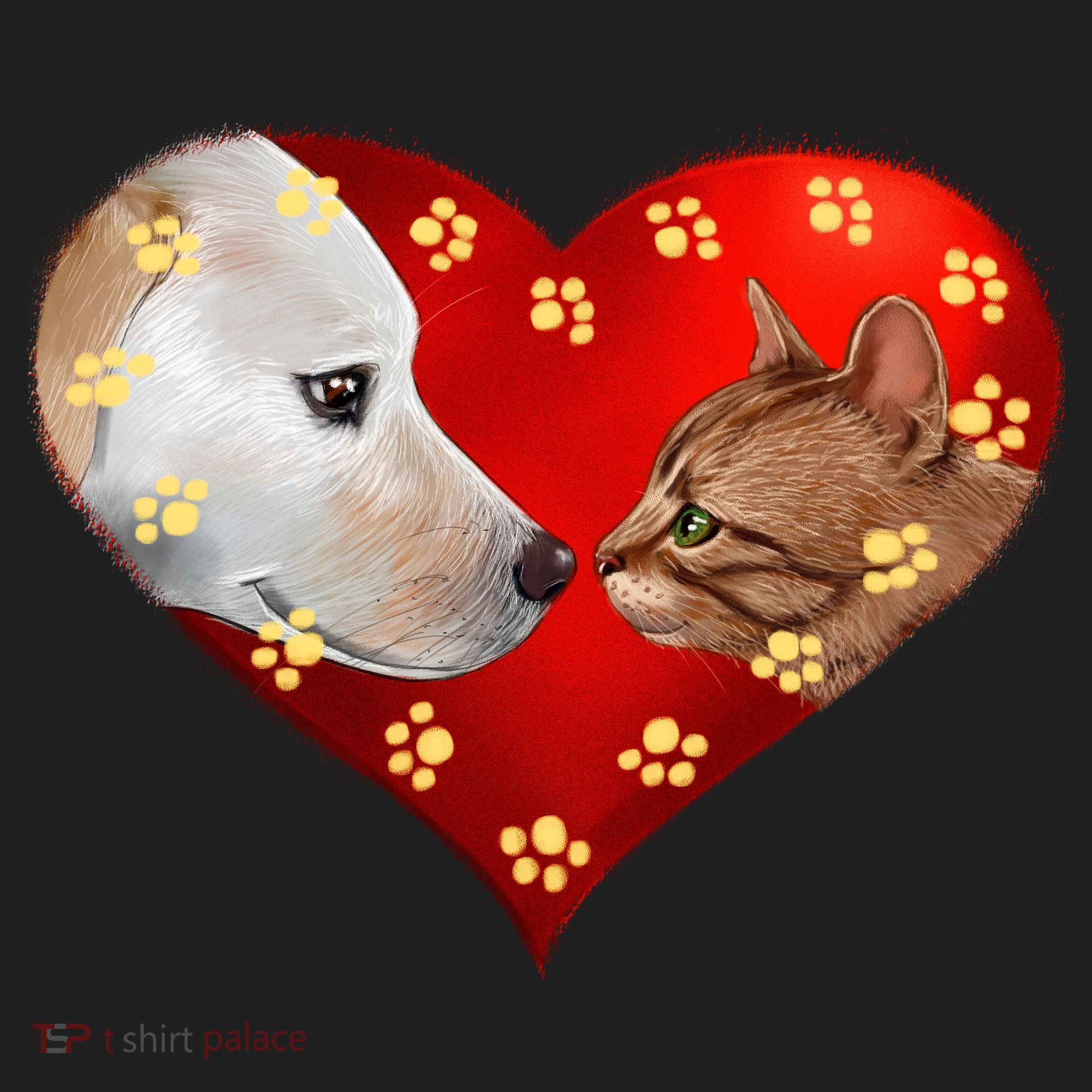 Love Cats and Dogs Tumbler