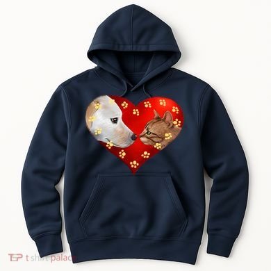 Love Cats and Dogs Hoodie