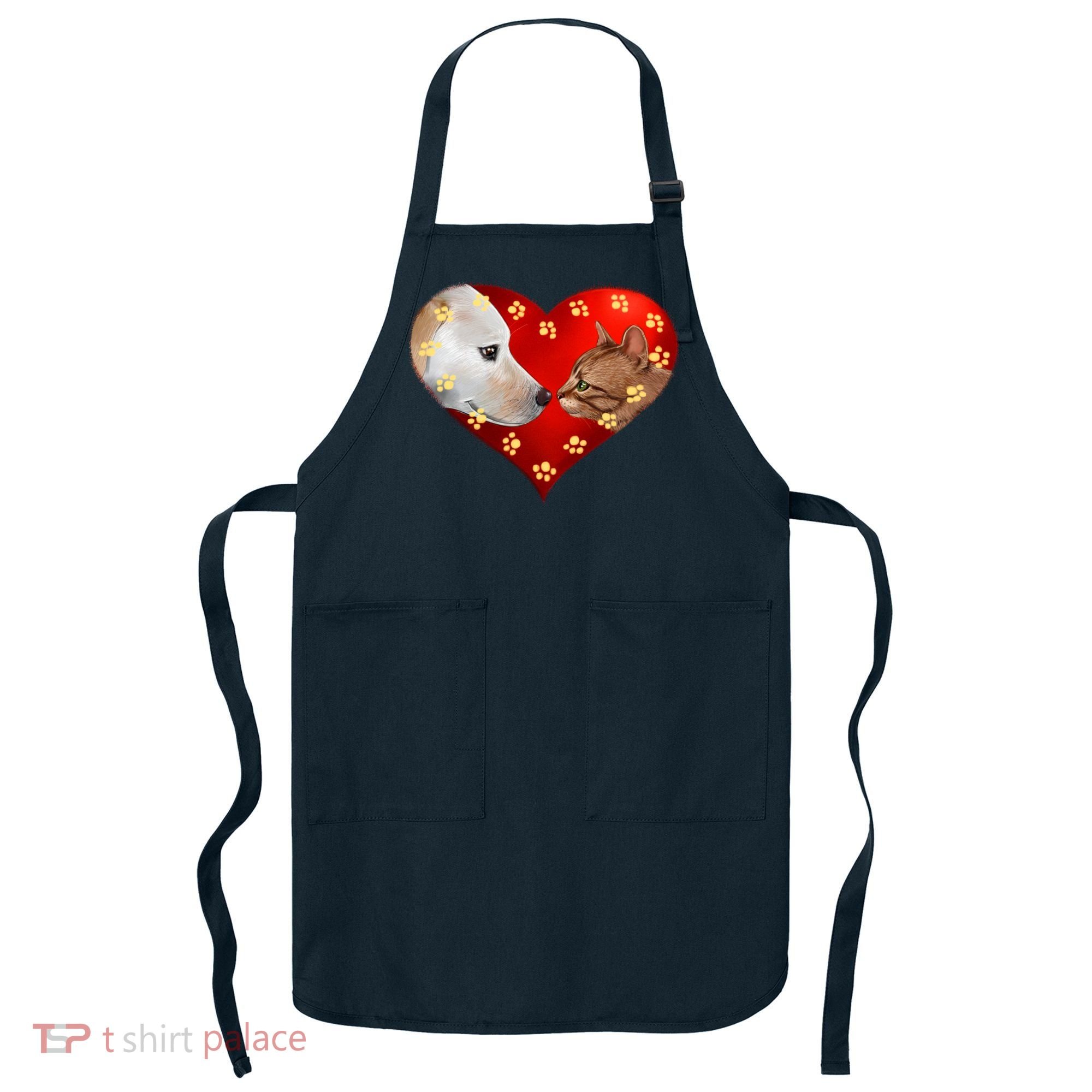 Love Cats and Dogs Apron
