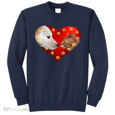 Love Cats and Dogs Sweatshirt