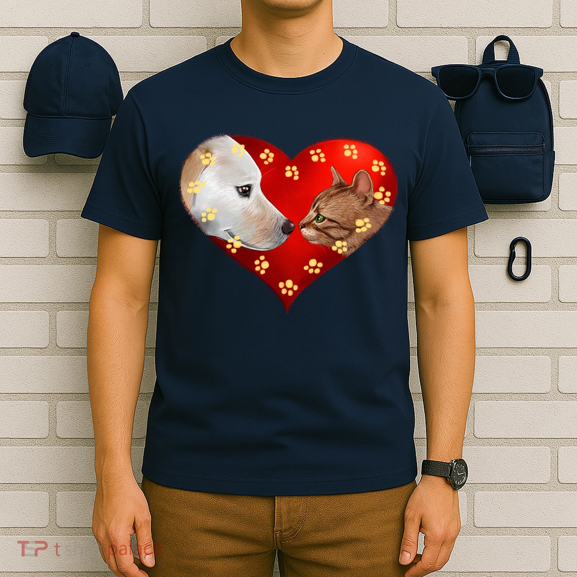 Love Cats and Dogs T-Shirt