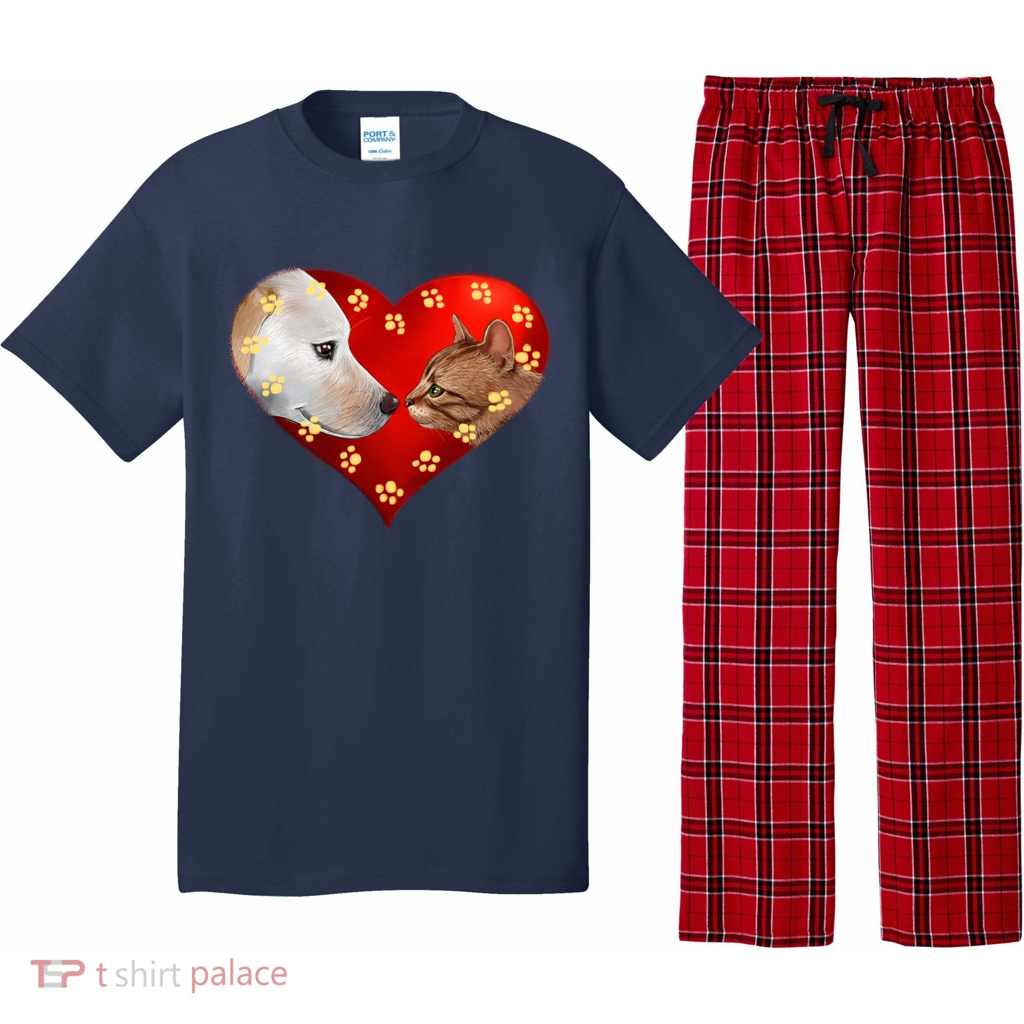 Love Cats and Dogs Pajama Set
