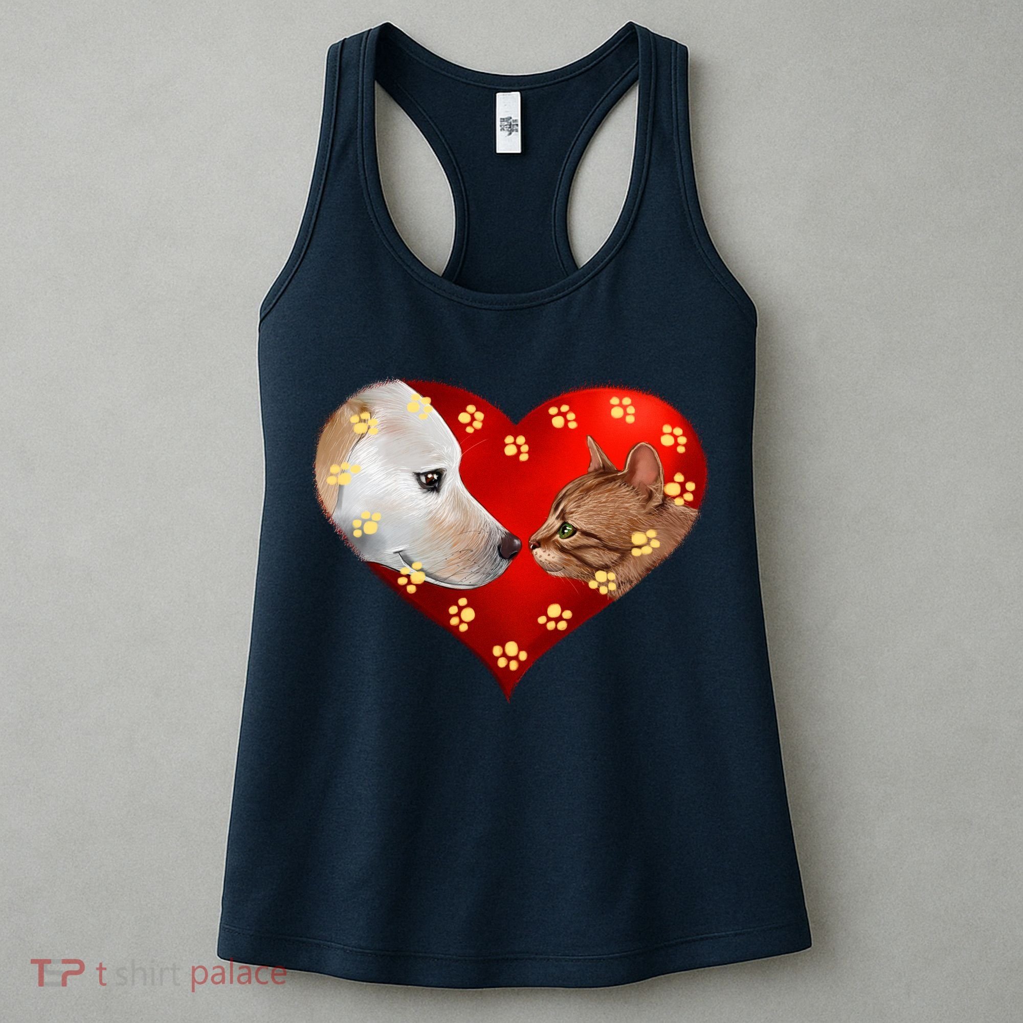 Love Cats and Dogs Women's Tank Top