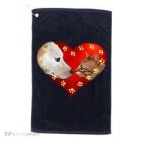 Love Cats and Dogs Golf Towel thumb 0