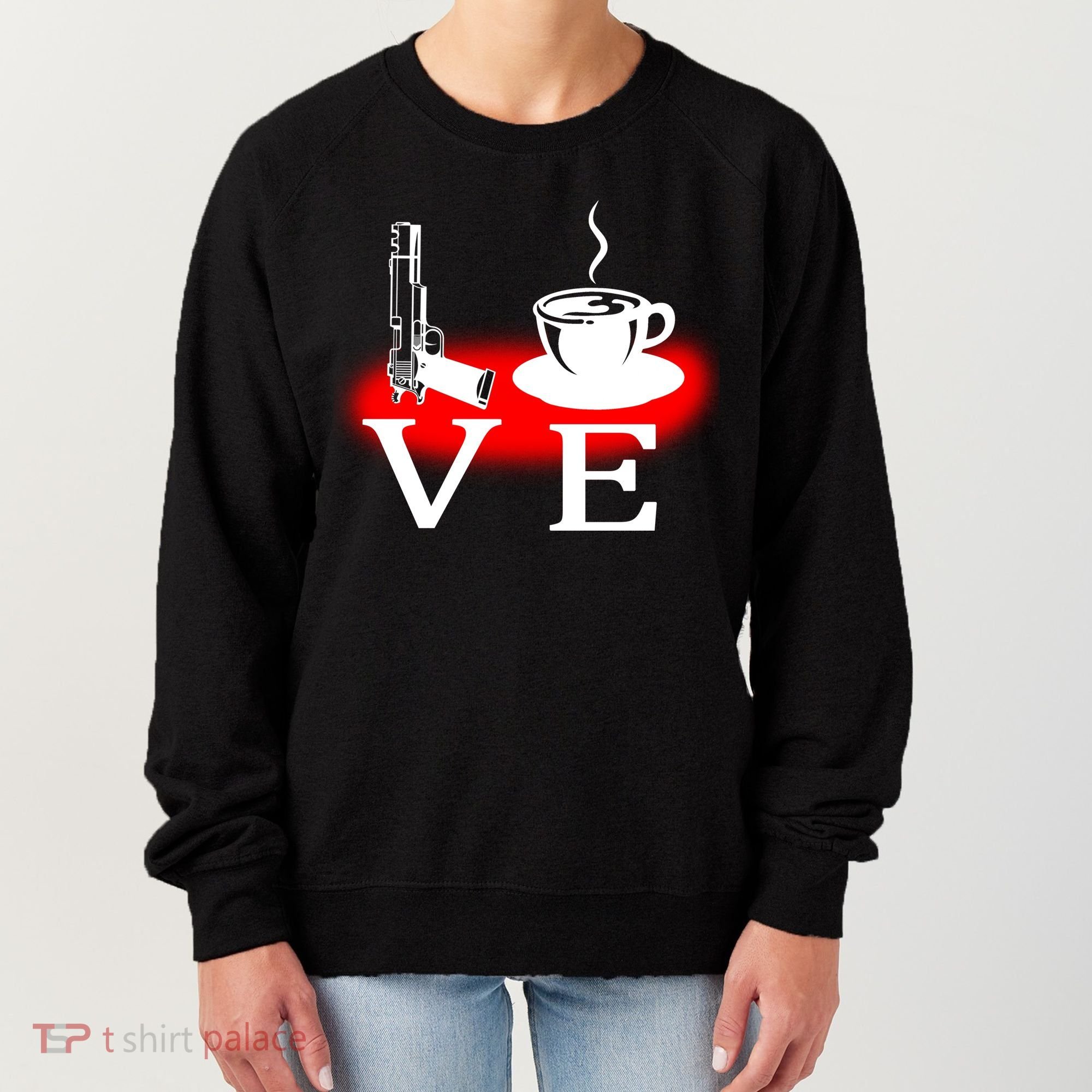 Love Coffee And Guns Women's Sweatshirt