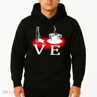 Love Coffee And Guns Hoodie thumb 2